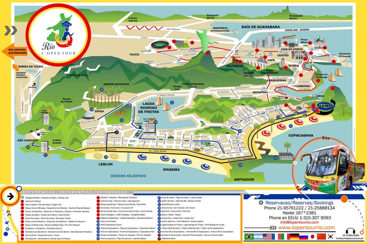 Río de Janeiro museo mapa